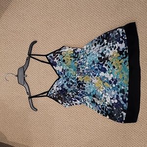 New Motherhood Maternity Sleeveless Sheer Top, Size Small